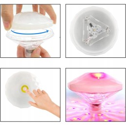 Baseino apšvietimas su 7 LED apšvietimo režimais
