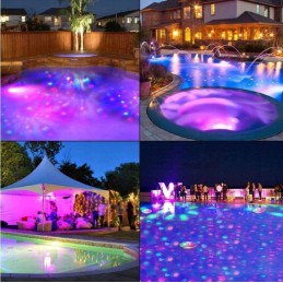 Pool Lighting with 7 LED Lighting Modes