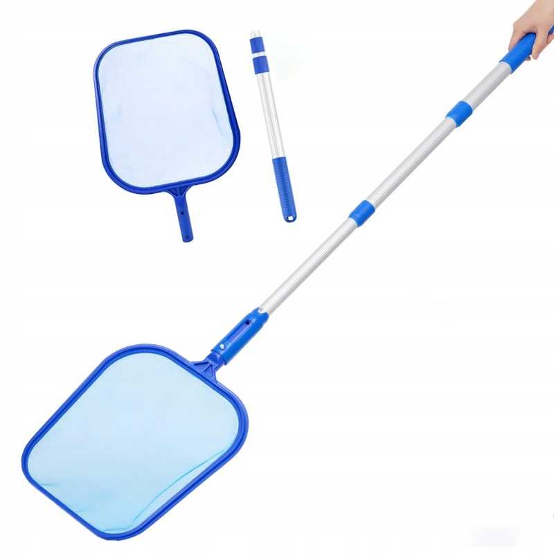 Tinklas teleskopiniam baseinui, baseinas 28 41 5 cm, šviesiai mėlynas