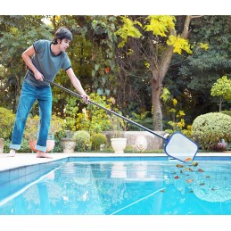 Tinklas teleskopiniam baseinui, baseinas 28 41 5 cm, šviesiai mėlynas