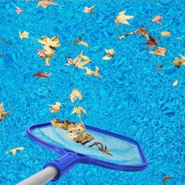 Baseino tinklas, kolektorius, baseino tinklas, teleskopinis stulpas, 136 cm