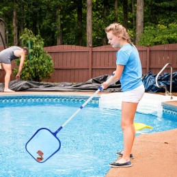 Baseino valymo tinklo rinktuvas ir baseino tūpimo tinklas