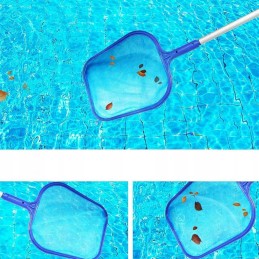 Baseino tinklai, baseino nusileidimo tinklas, teleskopinis aliuminio strypas, 136 cm