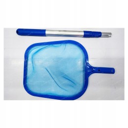 Baseino tinklai, baseino nusileidimo tinklas, teleskopinis aliuminio strypas, 136 cm