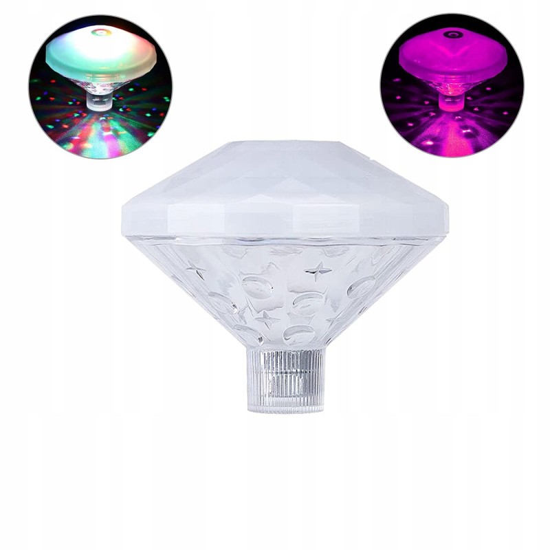 Pool light 7 modes led 36h ip68 party bath