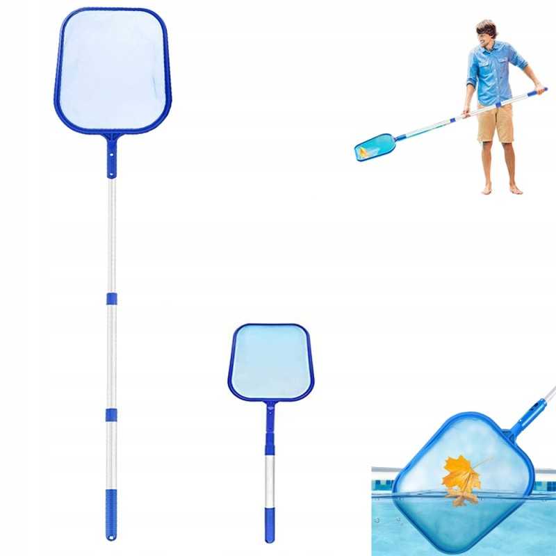 Teleskopinis baseino SPA skimmeris skirtas sodo tvenkinio baseino valymui