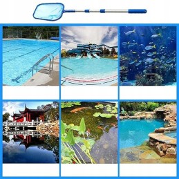 Teleskopinis baseino SPA skimmeris skirtas sodo tvenkinio baseino valymui