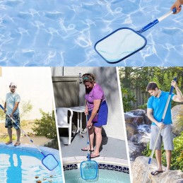 Teleskopinis baseino SPA skimmeris skirtas sodo tvenkinio baseino valymui