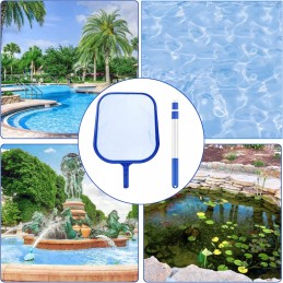 Lapų šalinimo tinklas rinktuvas baseino tinklelis baseino lazda