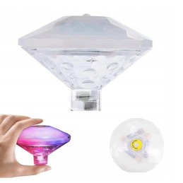 Vandeniui atsparus 7LED baseino apšvietimas, 7 režimai