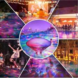 Waterproof 7LED 7 Modes Pool Light