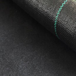 Austas juodas storas piktžolėms augintas audinys 1 2x15m