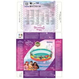 Apvalus pripučiamas baseinas princess bestway 91099 122 x 122 cm