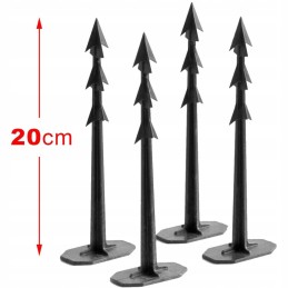 Smeigtukai, antgaliai, kaiščiai agrotekstilei, 20 cm, 50 vnt