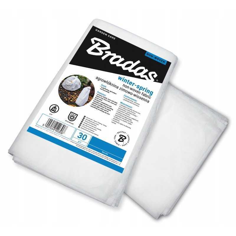 Agrotekstilė (žiema-pavasaris) bradas balta 160x500 30g aww3016005