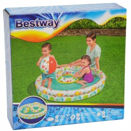 Bestway 51124 3in1 rinkinys baseino rato kamuoliukas vaikams