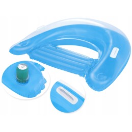 Pripučiama atlošo plaukimo pagalvė bestway 152 99 cm fotelio čiužinys