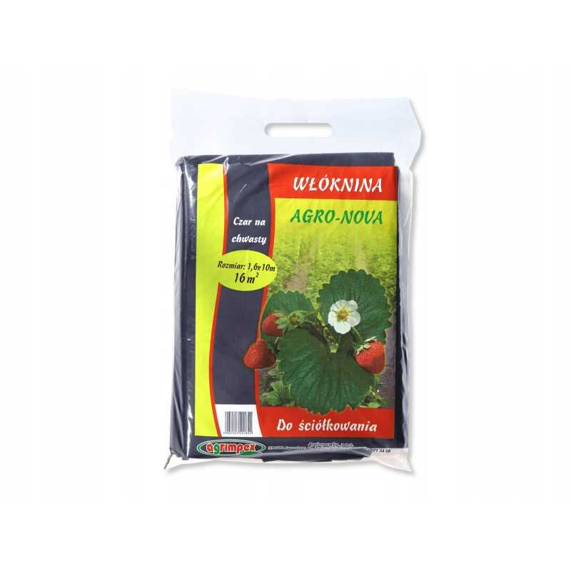 Agrotekstilė juoda 1 6x10m piktžolėms agrimpex