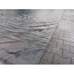 Geotekstilė 50kn/mx 50kn/m aukštos kokybės juoda, 5,3 m pločio - 1 linijinis metras