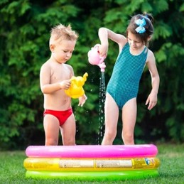 Intex pripučiamas spalvingas vaivorykštės baseinas vaikams