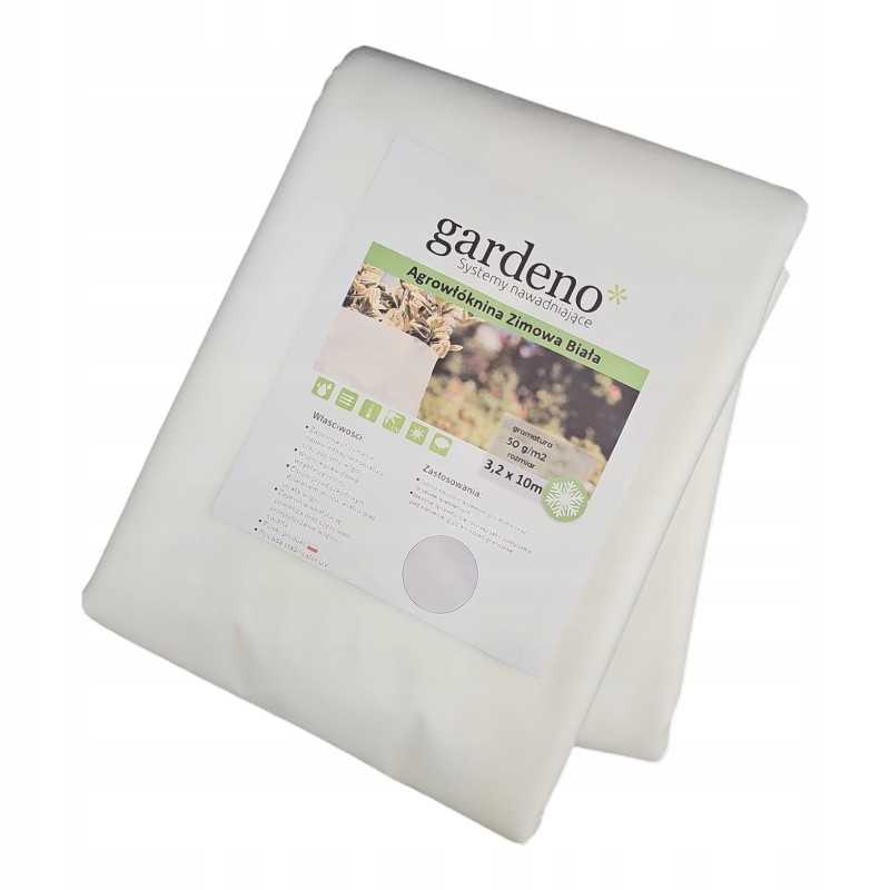 Balta spyruoklinė danga, mulčiavimas, nuo piktžolių agrotekstilė 3,2x10 m