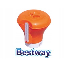 Chloro dozatorius tablečių termometras 58209 oranžinis