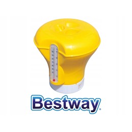 Chloro tablečių dozatorius su termometru 58209 geltona