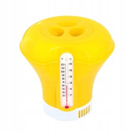 Plaukiojantis baseino cheminių medžiagų dozatorius, 16-5 cm