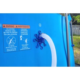 Baseino vamzdžio atrama, intex bestway arba 32 mm baseino vamzdžio žarnos laikiklis