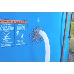 Baseino vamzdžio atrama, intex bestway arba 32 mm baseino vamzdžio žarnos laikiklis