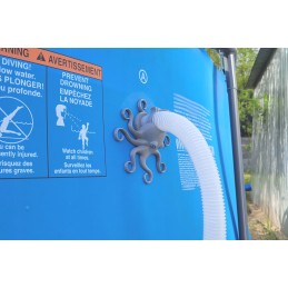 Baseino vamzdžio atrama, intex bestway arba 32 mm baseino vamzdžio žarnos laikiklis