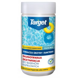 Cheminės tabletės baseinams, chloras, mėlynas vanduo, 1kg