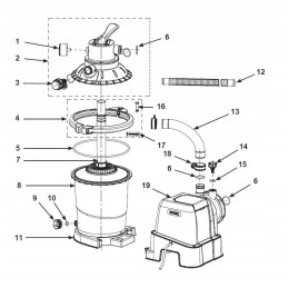 Žarna smėlio siurbliui 3500l 13086 intex