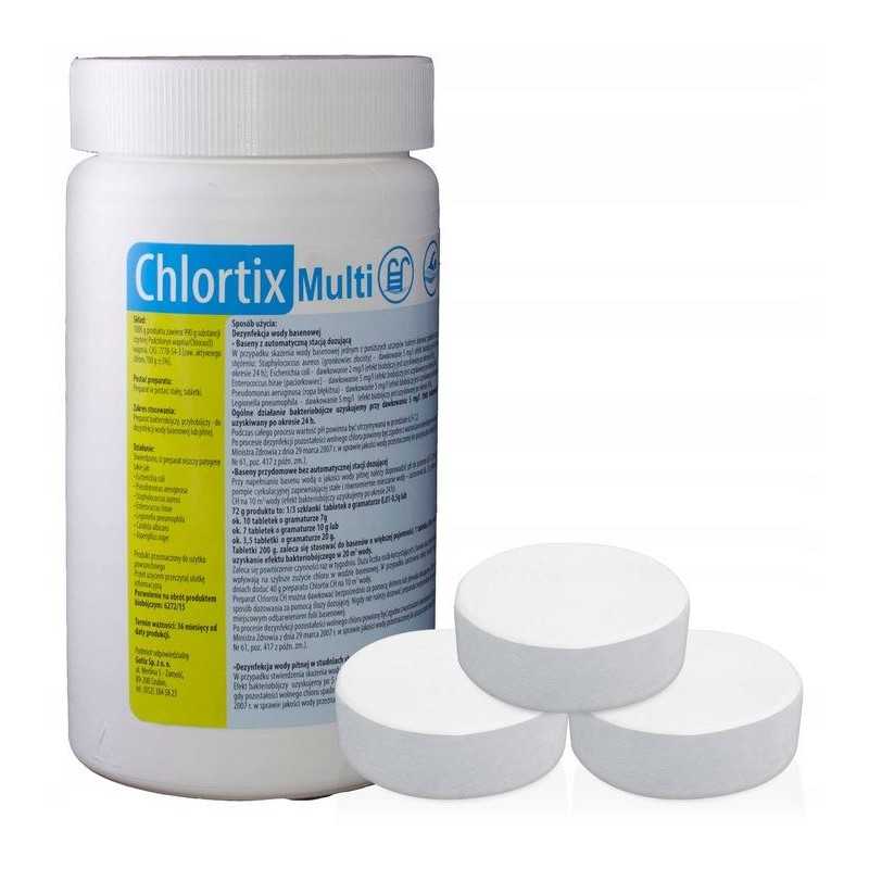 Baseino chemikalai multichlorine 10in1 gotix tabletės 20g, 1kg pakuotė