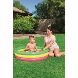 Pripučiamas baseinas 102x25 irklavimo baseinas su minkštu dugnu