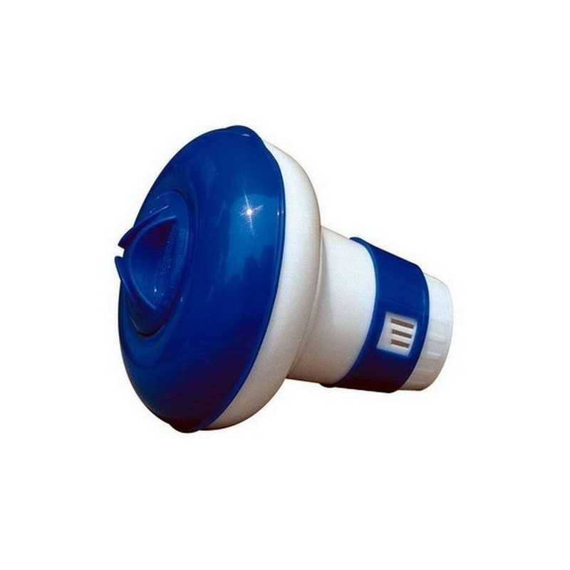 Plaukiojantis plūduras baseino cheminių medžiagų dozatorius, 12 cm