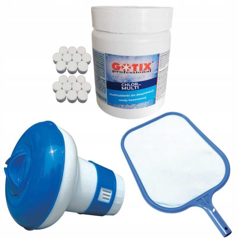 Baseinas chemijos tabletės 20g 0 4kg tinklinis dozatorius