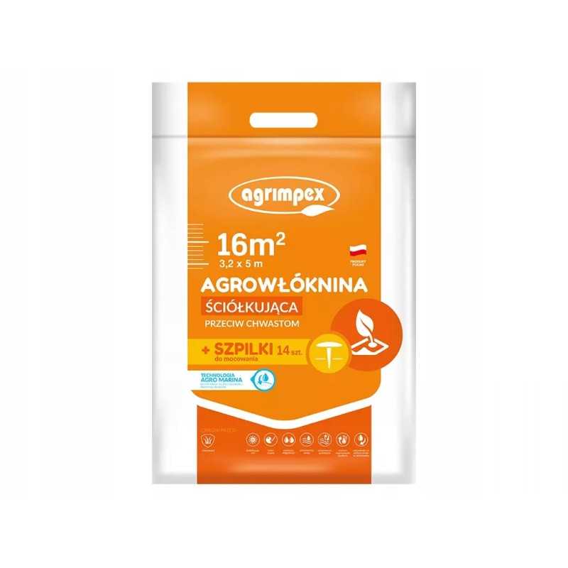 Agrimpex agrotekstilės mulčiavimas 3,2 x 5 m smeigtukai