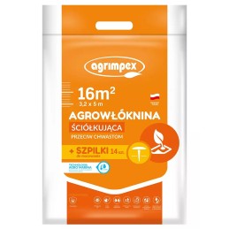 Agrimpex agrotekstilės mulčiavimas 3,2 x 5 m smeigtukai