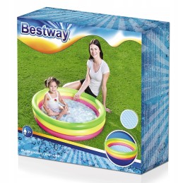 Pripučiamas irklavimo baseinas, minkštas dugnas, apvalus bestway