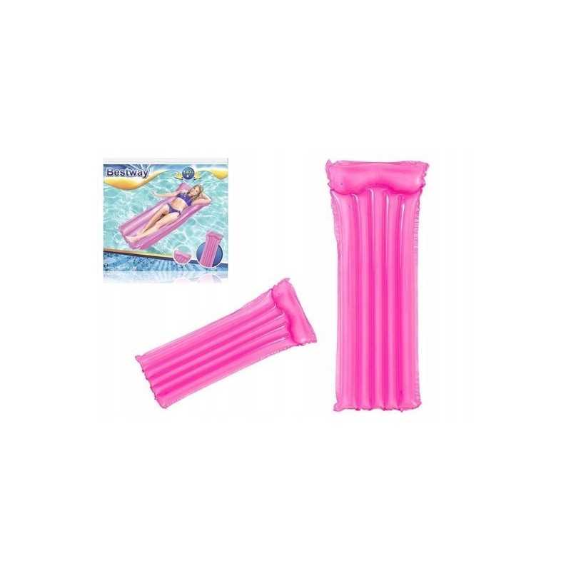 Pripučiamas plaukimo čiužinys rožinis 183 x 76 cm bestway 44013