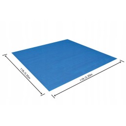 11x11 pėdų baseino kilimėlis 10 pėdų bestway