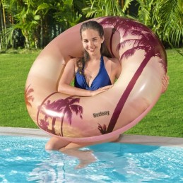 Bestway tropical sunset pripučiamas žiedas 119cm