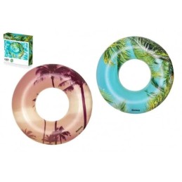 Bestway tropical sunset pripučiamas žiedas 119cm