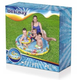 Bestway pripučiamas baseinas 122x20 kolko kamuolys b51124