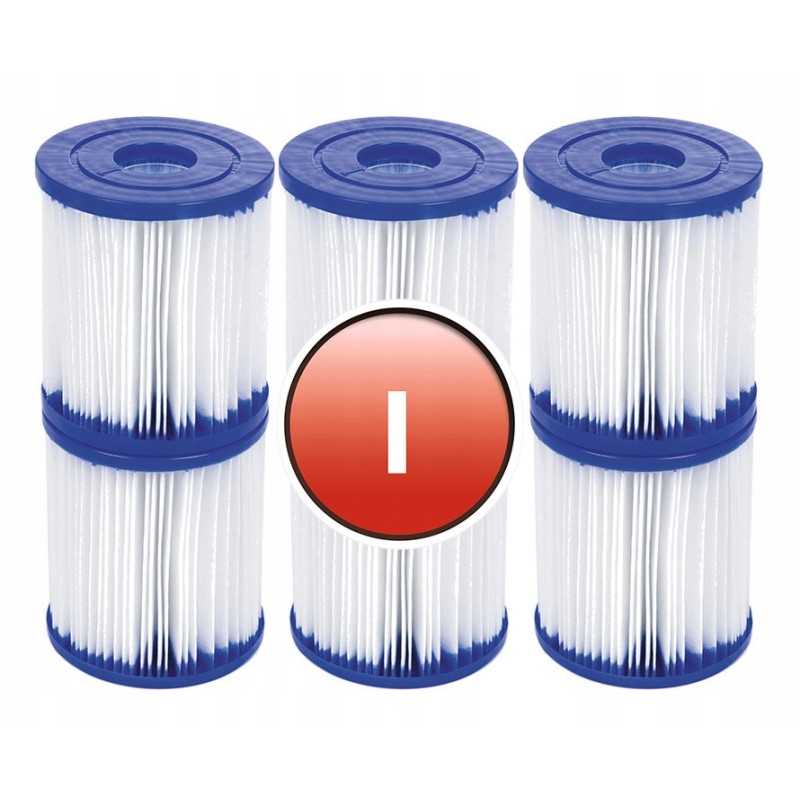 6 x i-type filtras, skirtas bestway 58093 baseino siurbliui