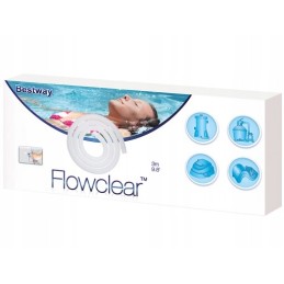 Žarnos baseinui, dulkių siurblio siurblys, 32mm 3m 58369