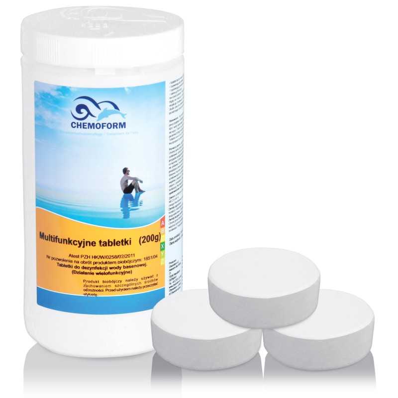 Chloro daugiafunkcinės tabletės 200g chemoformas 1kg