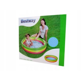 Vaivorykštinis pripučiamas baseinas, minkštas dugnas, bestway irklavimo baseinas