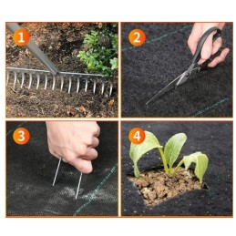 Piktžolėms austas audinys 1 x 10 m